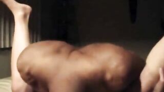 Oriental beauty screaming nailed by large afro schlong