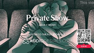 Risky Secret Public Sex in the Episode Theater – Foreplay & Finger Play – ASMR Porn Roleplay Story For Hotties