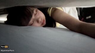 My Stepsister keeps getting Stuck underneath the couch