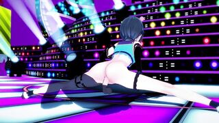 Kizuna Ai drilled on the stage by her fans CG COMICS