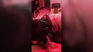 My neighbour came home to smoke, and ended up sucking me until I had milk.