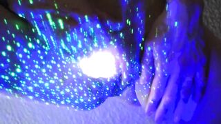 Fanal invasion from outer space! Trippy deepthroat squirting facial