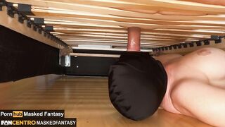 This Sex Robot underneath my daybed gave me an incredible oral pleasure untill cum oozing over her lips