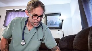 Boy Doctor Bangs Patient