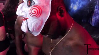 WILD PAWG big beautiful woman AND BBC HALLOWEEN FUCKFEST