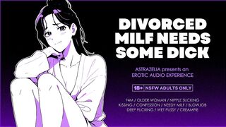 Erotic Audio ASMR - Divorced mother I'd like to fuck is Hopeless for the Handyman's Ramrod - Oral-sex, Creampie, Roleplay