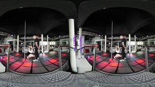 PURITYVR Stripper try-out with Rebecca Volpetti