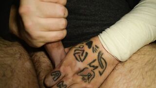 Super Close Up Wanking and Cumming