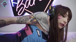 D.VA Overwatch screw her holes (short clip) Karneli Bandi
