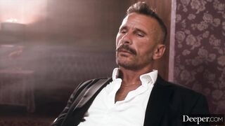 Deeper. Curvy Hotty Rissa May Gets Her Booty Stretched Out By Aged Stud