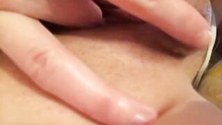 juicy cunt sound - masturbation of a very juicy vagina