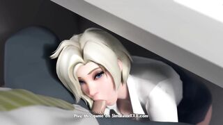 Compassion Secretary - Blond Character Get Drilled At Work ( Simulator )