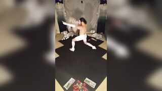 Foxy Male Toy Dancing his Booty Off