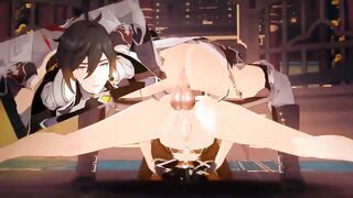 zhongli x childe - genshin impact