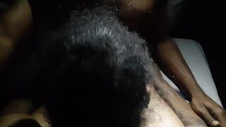 Youthful thot suckn penis in the large truck