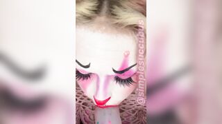 Indecent Clown Angel Sextoy Oral job // SimpleSuccubus