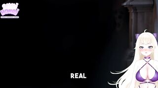 Resident Unmerciful Ashley takes care of Leon’s monster cock - Excited Vtuber React