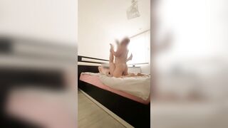 Stepdaughter desires her stepdad's shlong in her eighteen years old twat after that babe caught him wanking