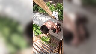 Guy sucks off str8 whiteboy with large weenie!