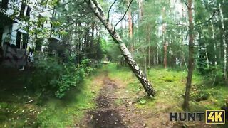 HUNT4K. Redhead hottie was indeed shy to screw during the time that girlfriend was watching