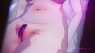 Exploding Squirting Climax for Bulky Bushy Girlfriend: Frieren x Fern (XXX Toon Porn)