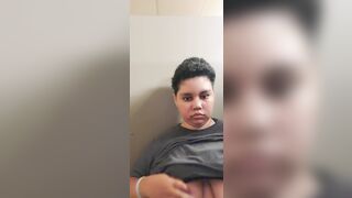 Quick show whilst in a public bath