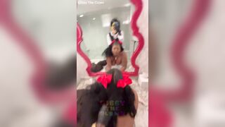 Hawt Black Pornstar Gets Screwed Out In Washroom