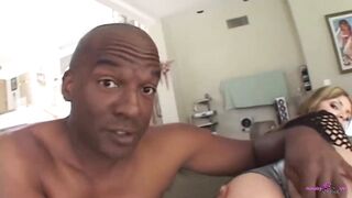 This Large Booty Slut Got That Love From a Ebony Chap and His Large Ramrod