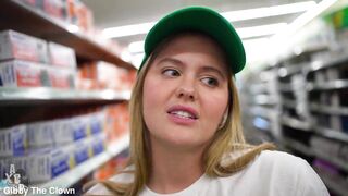 White Wench Sucks & Screws To Join The Illuminati Since This babe's Broke And Struggling