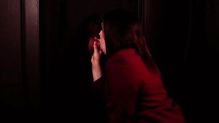 Schoolgirl Sucks Knob At The Gloryhole