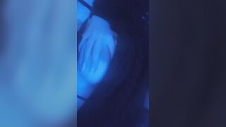 Hot student shows her bazookas.