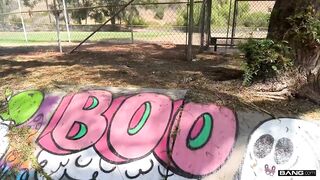 Screw! Real Teens - Penelope Snaps Takes Public Weenie Then Gets Her Cunt Pounded Inside