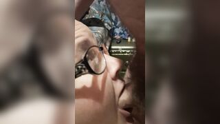 My hawt big beautiful woman wife sucking my dick and swallowing my cum