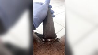 Edging with my glove