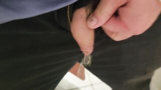 Pissing in the college , releasing the pressure with biggest loud fart