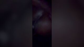 Black Gets her Creamy Vagina Drained