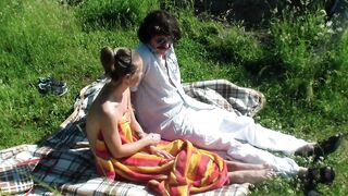 Raunchy surprises during sunbathing - part 1