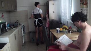 Recent story of youthful hot housegirl Nathalia