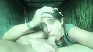 Lana Cohen - Jewish CUMSLUT stuffs BWC down MOUTH, FACEFUCKED, rewarded with THROATPIE