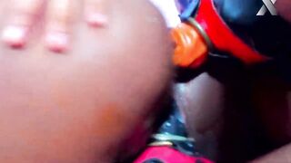 Interracial Latin chick with Large Breasts Gets Her Holes Drilled by Her Allies with Ding-dong - Hard Bang