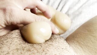 Rubbing My Jelly Sextoy On My Large Love button