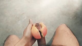 This Is 1st Time This chab Screwed An Apple And Watch How Destructive This guy Is -- Loud Groan, Entreat For Cum ????
