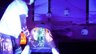 Femboys Impure Halloween Flip Bang with Glow Paint