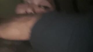 Bad angel records herself sucking my jock