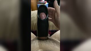 Playing with my toy ending in giant climax