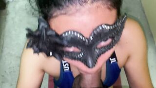 Caliente mujer de GYM recibe su proteína de sperm diaria -Submissiveadventures