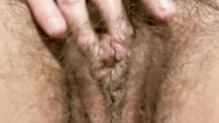 Quick and Ribald stroke - making myself cum twice in 3min stroking my tdick closeup - vocal real orgasms