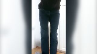 Male pissing his jeans!