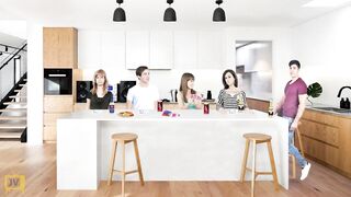 Poker of disrobes with my step cousins (Part 1)