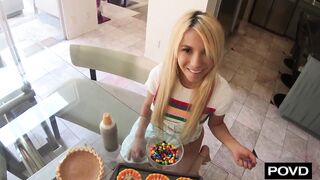 Kenzie Reeves Gets Stuffed With Cum On Thanksgiving